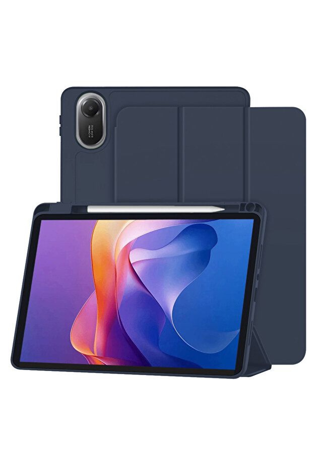 Redmi Pad tablet case, Techsuit, Clamshell Case, Blue - 1