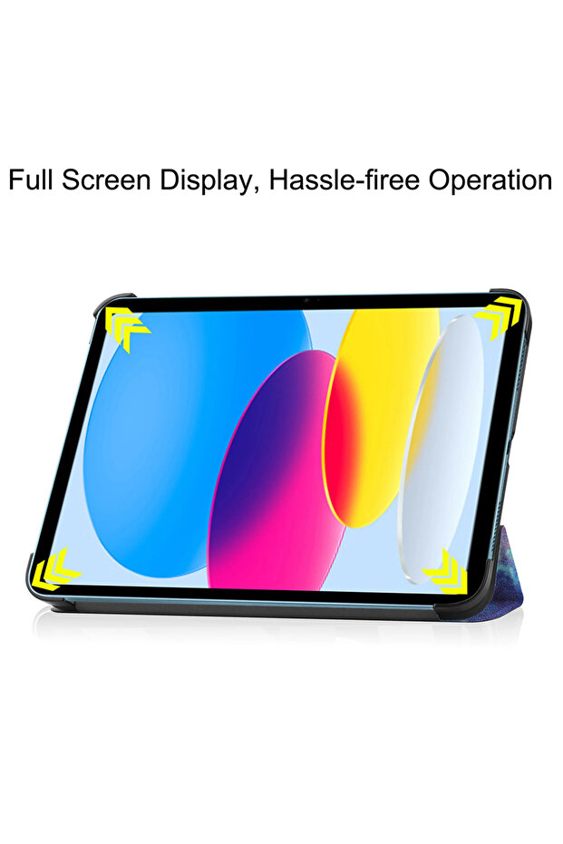 iPad 10th generation tablet case, Techsuit, Clamshell Case, Black - 6