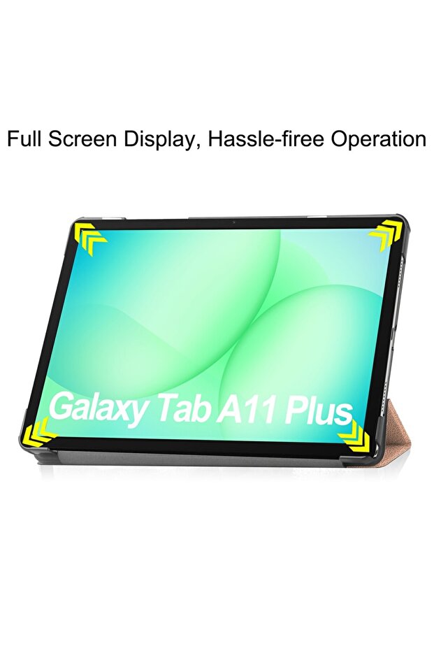 Husa pentru tableta Galaxy Tab A9 Plus, Techsuit, Clamshell Case, Gold - 5