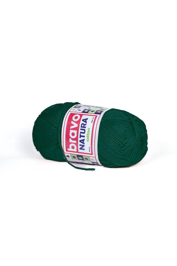 Natura Cotton Haki 206 Cotton Yarn 100Gr 200Mt