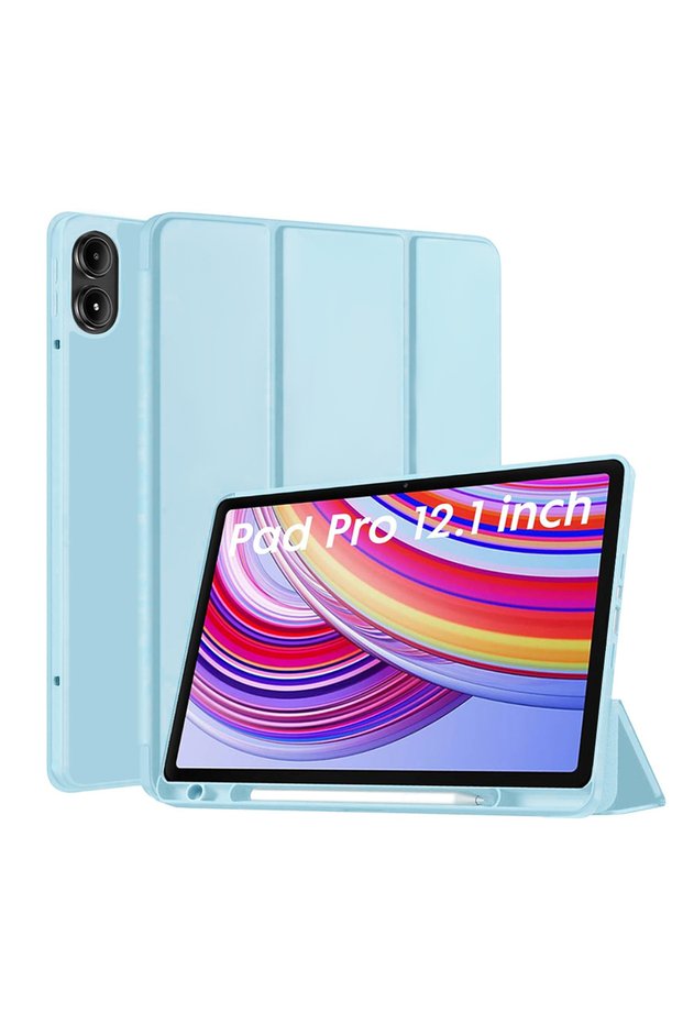 Θήκη tablet Redmi Pad Pro, Techsuit, Θήκη Clamshell, Μπλε