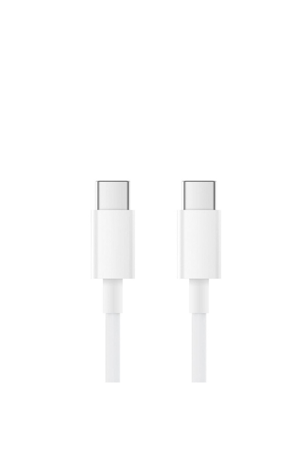 - Data Cable - Type-C to Type-C Quick Charging PD18W, 2m - White, conectare stabila