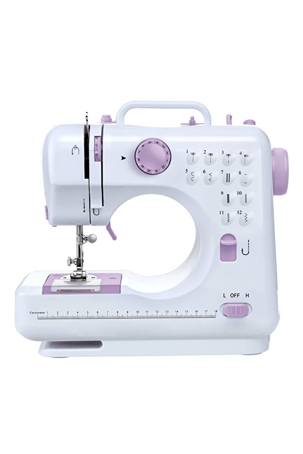 Sewing Machine, Multi-Function Electric Handheld Embroidery Overlock Quick Household Sewing Tool - 1