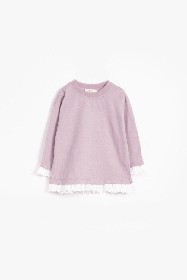 Lace Detailed Long Sleeve T-Shirt