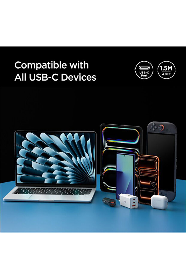 - Data Cable Essential Eb10015cc (Aca10421) - Fast Charging, USB-C, 100W, 5Gbps, E-Marker - 4