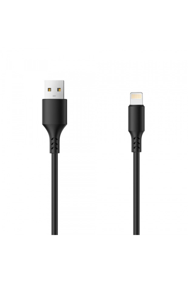 USB-A - Lightning Data and Charging Cable, 18W, 1m, Black