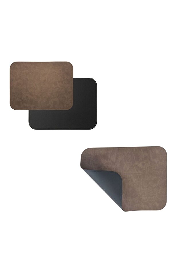 2 Pieces of Double-Faced Double-Color Edge-Stitched American Service Tablecloth – Rectangular Tablecloth-33X44 cm