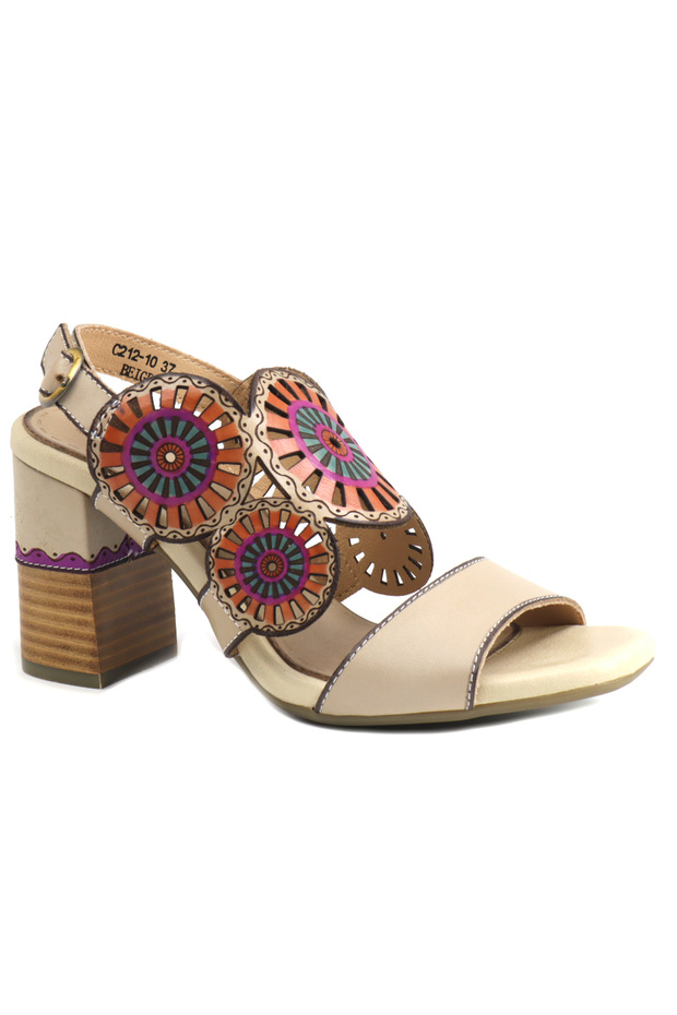 Sandale dama C212 10-BEIGE-40