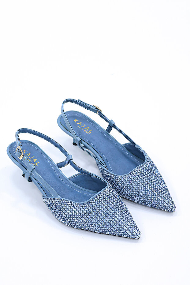 Cbr-F80 Thin Heeled Straw Shoes