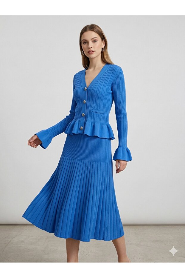 Midi Length Knitwear Skirt 79903