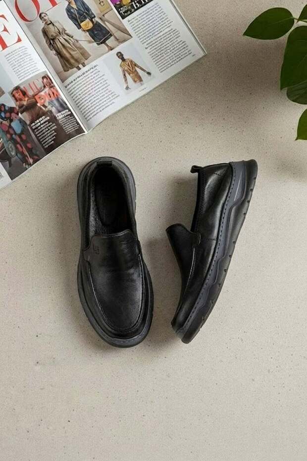 Luciano Bellini 26K-E16401 Formal Men's Casual Shoes Black