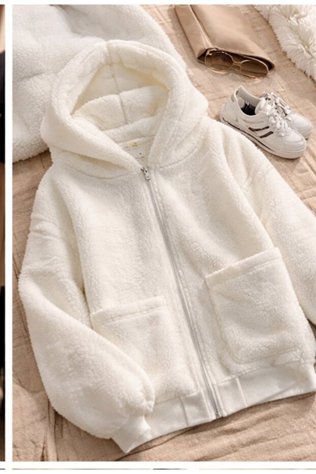 White Plush Caket - 1