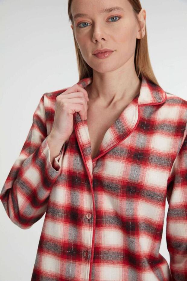 11238 Front Buttoned Pajama Set - 2