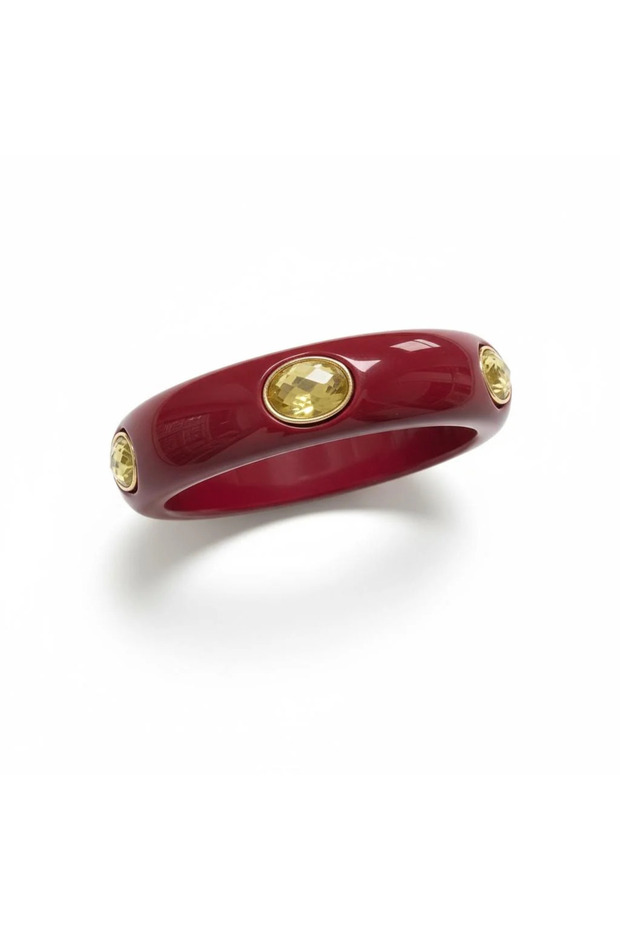 Mango Colored Bone Bracelet - 4
