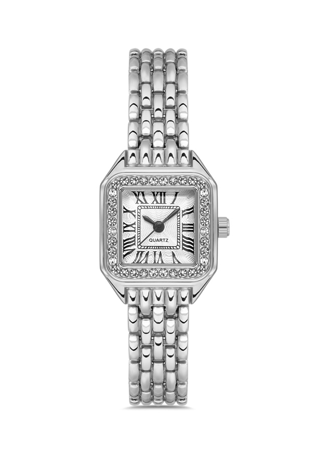 Women's Square Stone Minimal Wristwatch Tctsr008001S0508