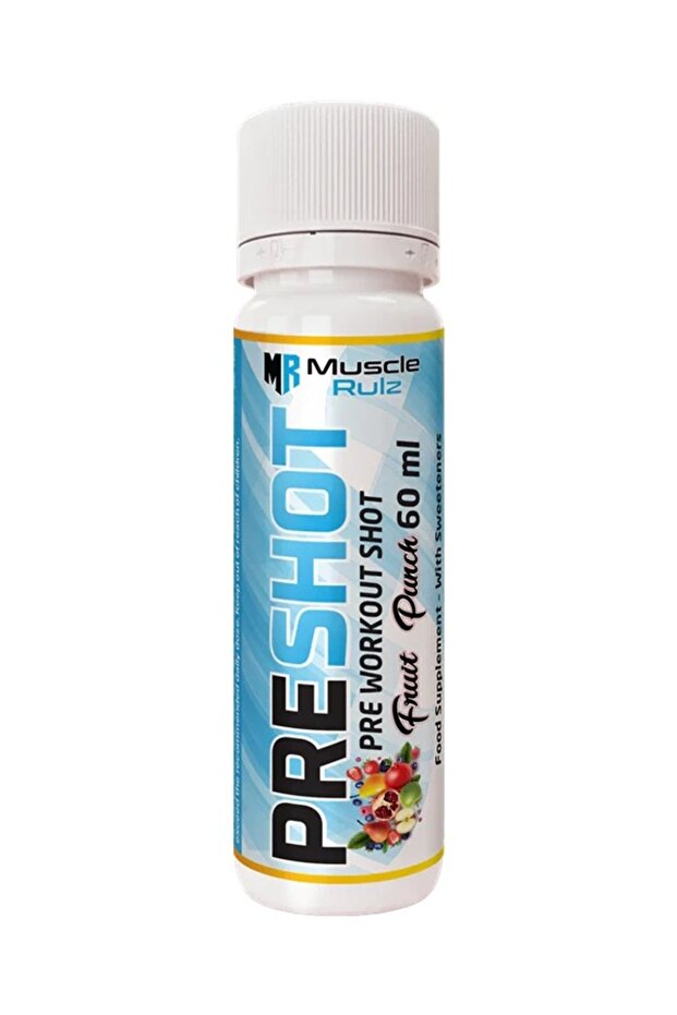 Pre Shot FRUIT PUNCH – 60 ml Pre-Workout Boost 12/pack