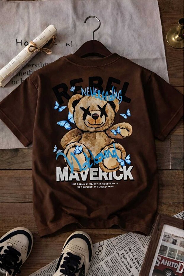 Rebel Printed Unisex Children's T-Shirt 7Gh1