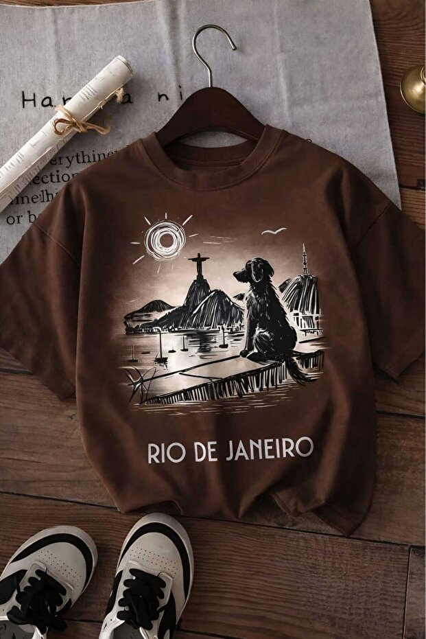 Rio De Janeiro Printed Unisex Children's T-Shirt 7Gh1