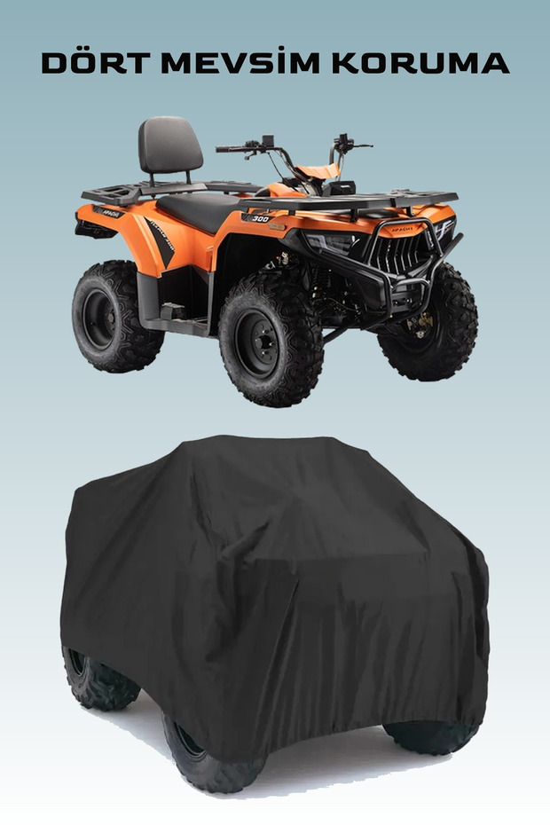 Black 4 Season Protection Apachi Tulpa.R 300 Atv Tarpaulin