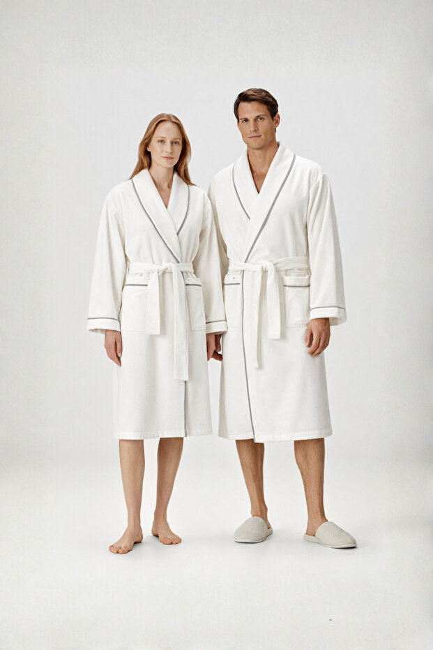 Dolce Bambu Bathrobe Set Blue - 1