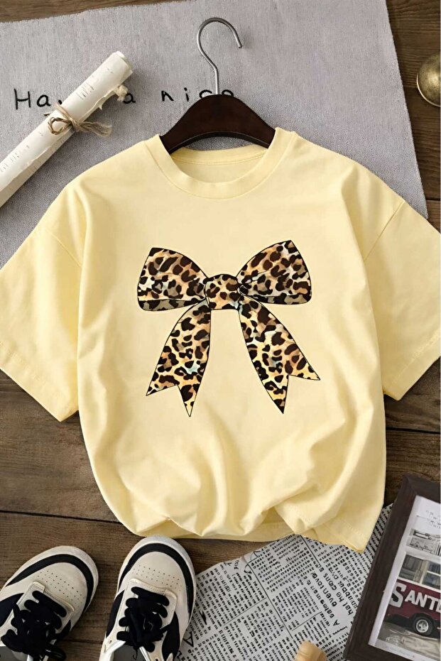 Ribbon Printed Unisex Children's T-Shirt 8Gh1