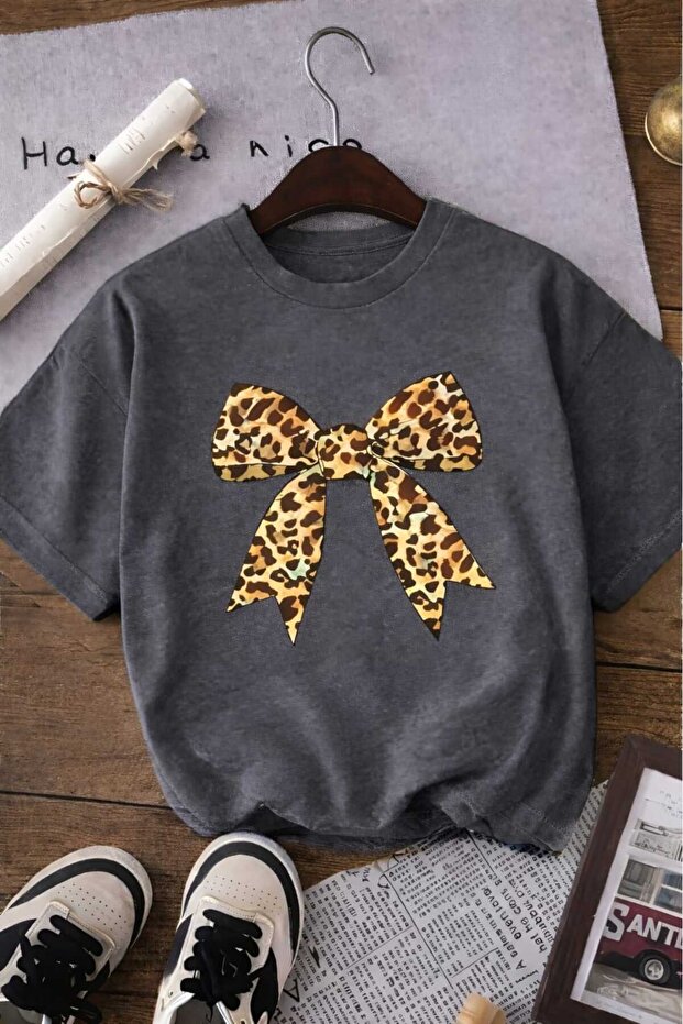 Ribbon Printed Unisex Children's T-Shirt 8Gh1