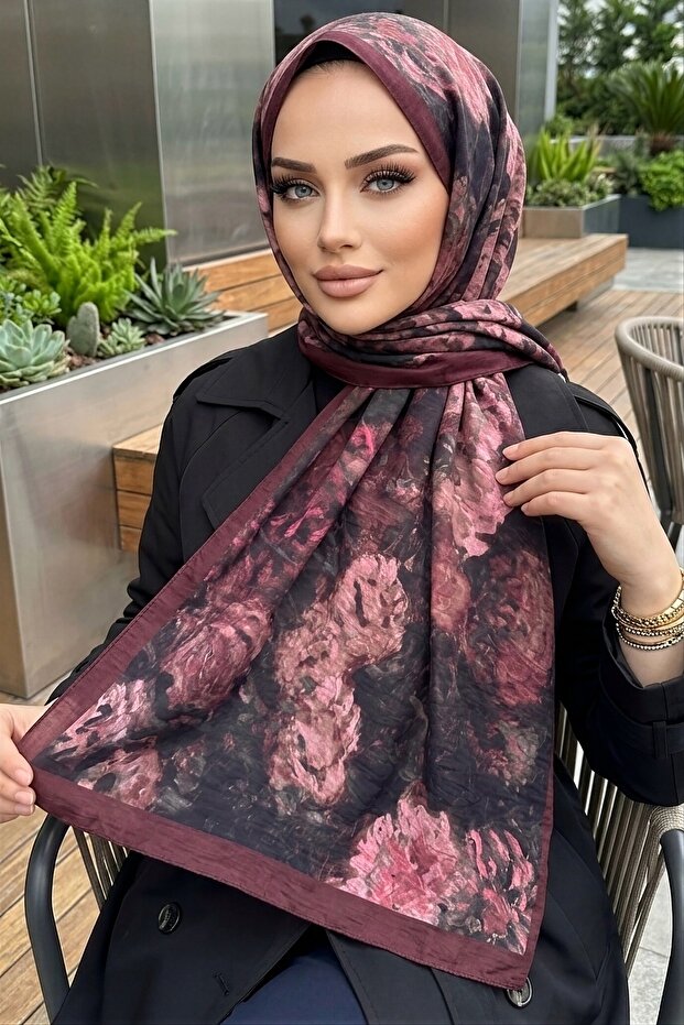 Mürdüm İpekhan Seren Shawl