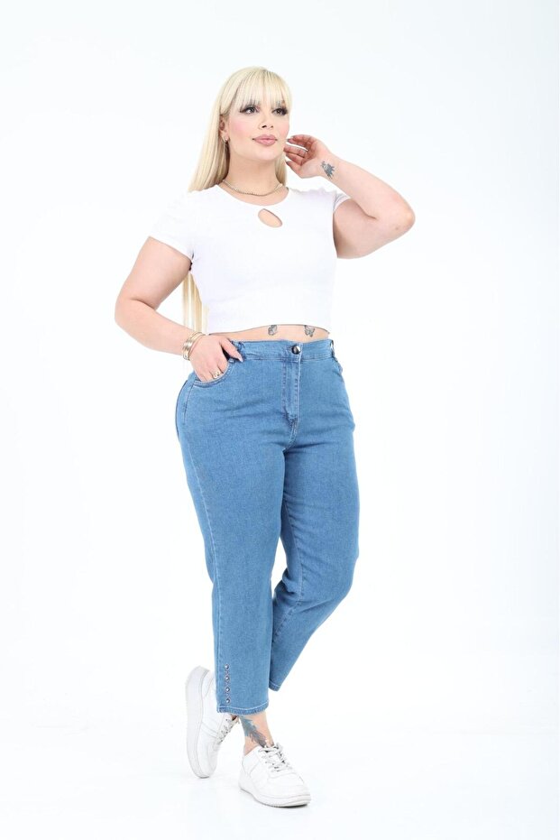 Women's Plus Size Elastic Waist Trousers