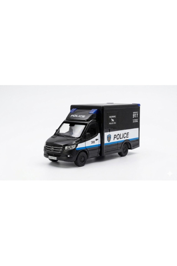 1:48 die-cast Mercedes Benz Sprinter Police Edition- Black