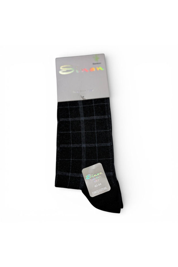 Seamless Bamboo Men's Socks-Black