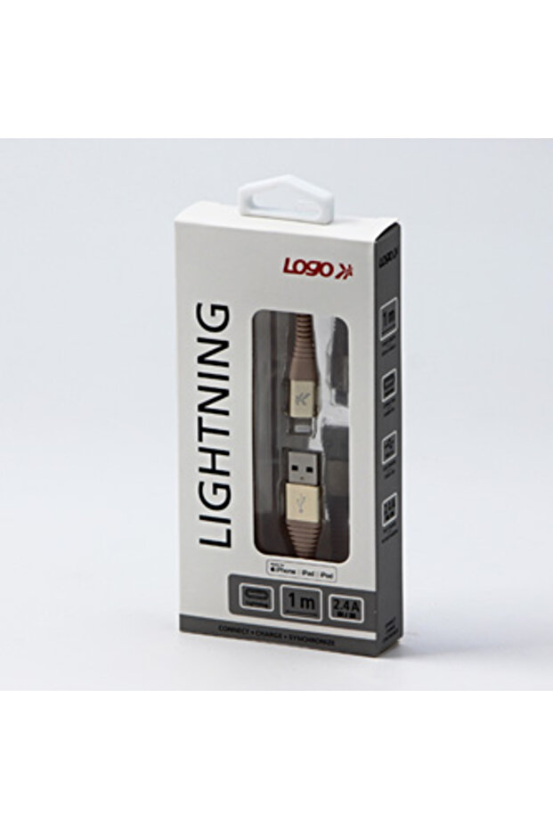 Cablu USB USB-A - Lightning 1 m Auriu - 3