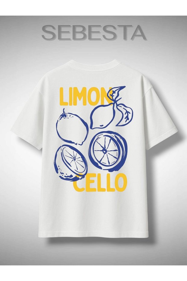 Limon Cello Printed Premium Oversize T-Shirt