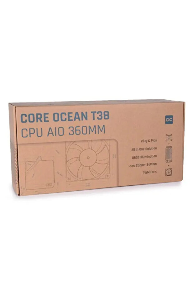 Core Ocean T38 AIO 360mm (negru) - 8