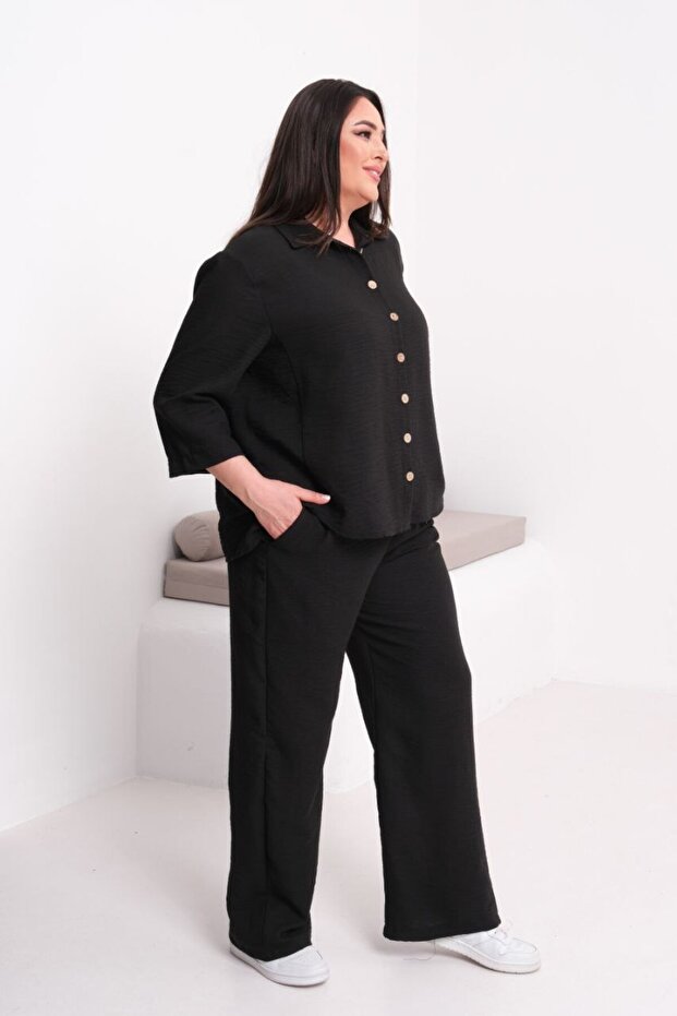 Muslin Fabric Trouser Suit