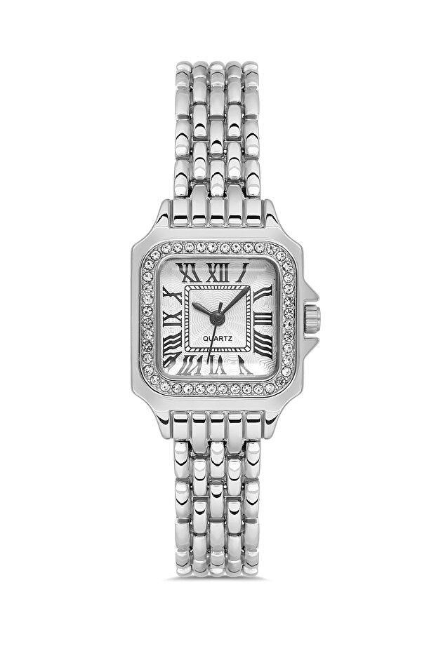 Women's Square Stone Minimal Wristwatch Tctsr008101S0523