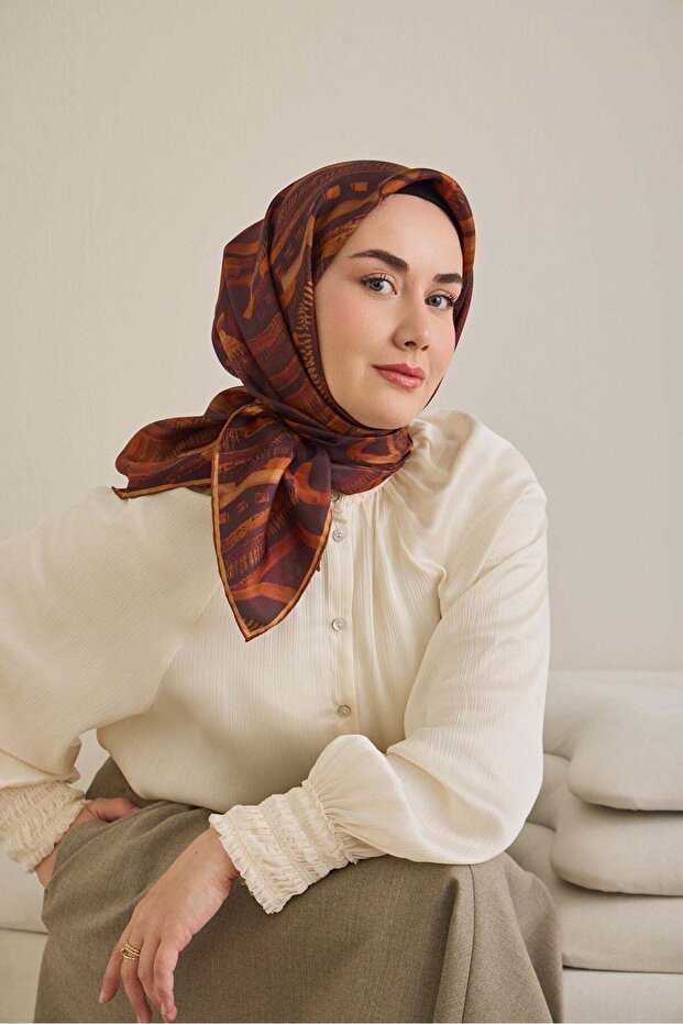 وشاح حرير تويل 11503-15