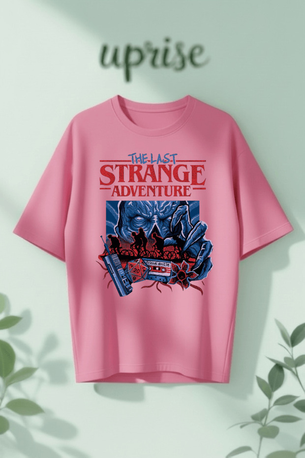 The Last Strange Adventure Printed Cotton Oversize T-Shirt