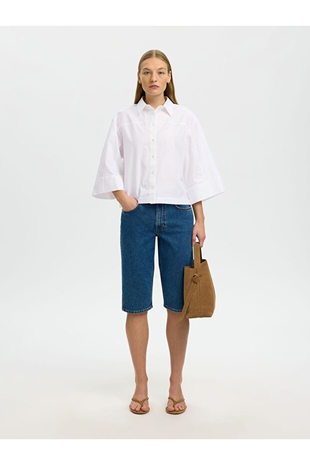 Kurzarmhemd Boxy Fit - 6