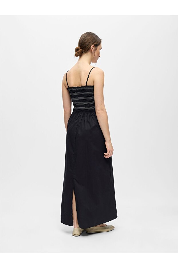 Kleid Gesmoktes Träger - 3