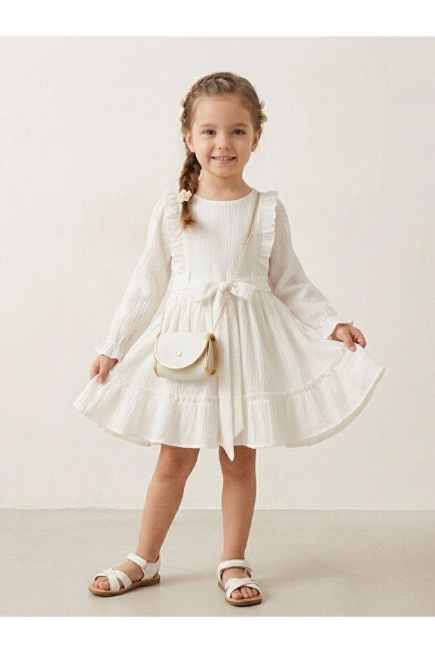Symmetrical Ruffle Dress