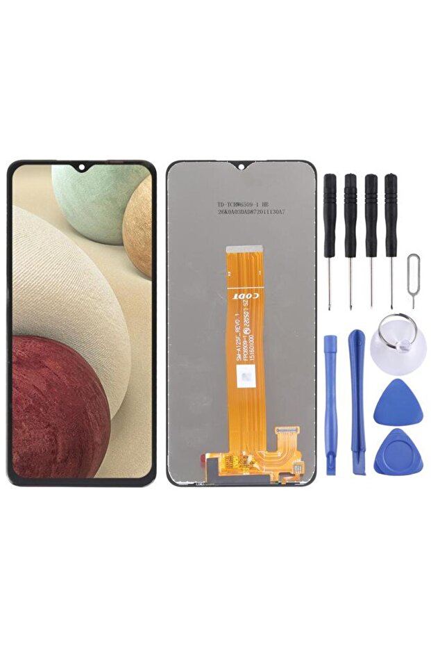 Replacement LCD Screen and Digitizer Full Assembly for Samsung Galaxy A12/A12 Nacho/A02 SM-A125 SM-A