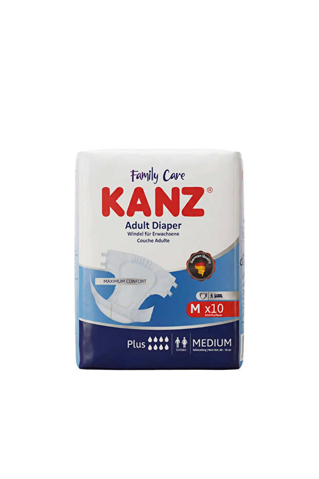 Adult Patient Diapers Medium / 10 Pieces