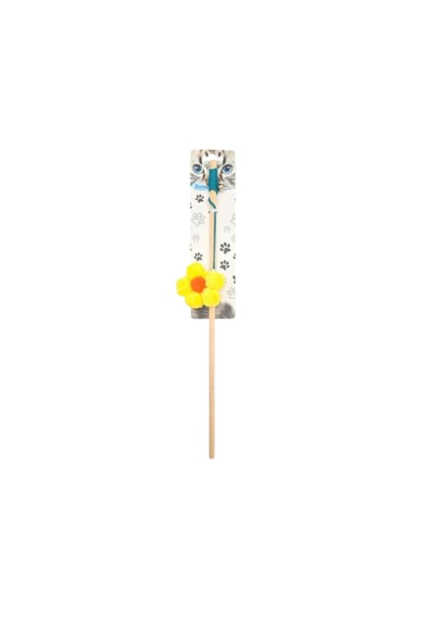 Velvet Sunflower Cat Fishing Rod