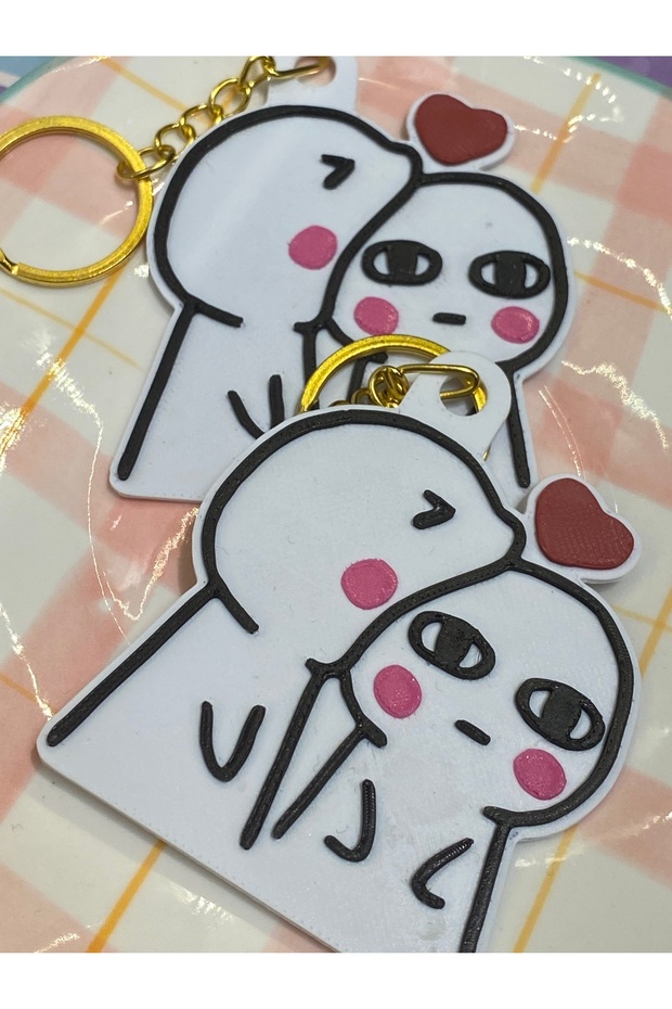 Lover Themed 3D Keychain