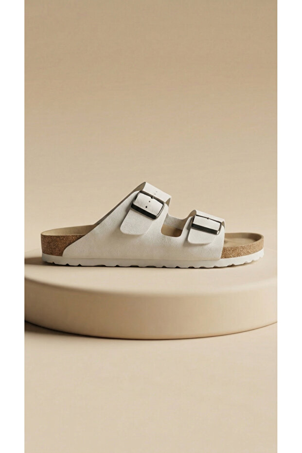 Orthopedic Sole Women's Double Buckle Slippers Daily Comfortable Summer Home and Outdoor Use