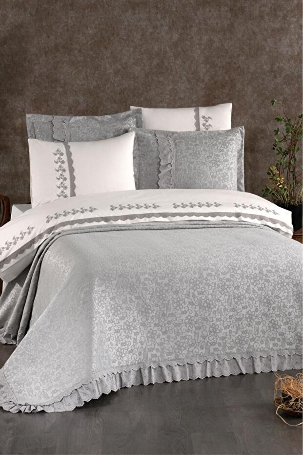 Lavin Bridal Set 7 Pieces Gray