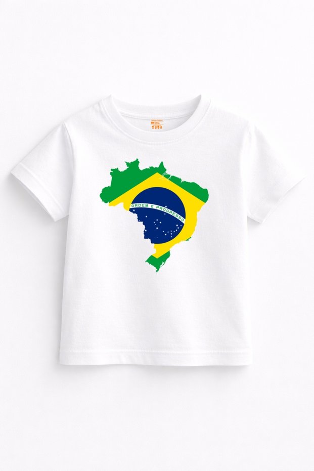 Brazil Map – Kids' T-Shirt