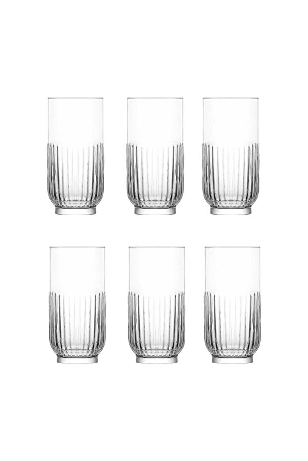 Tokyo Clear Glass Highball Tumbler, 6 pcs