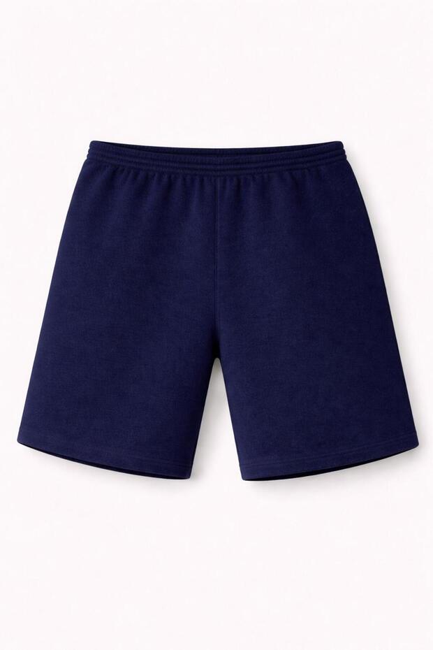3'lü Tam Kalıp Unisex Basic Şort - 3