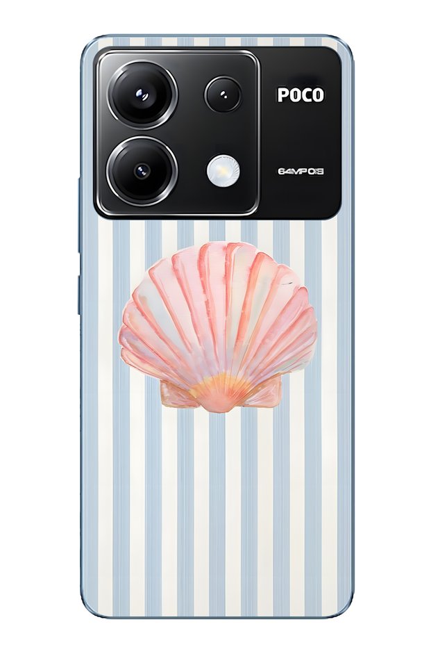 Poco X6 Pro Compatible Shell Patterned Transparent Phone Case